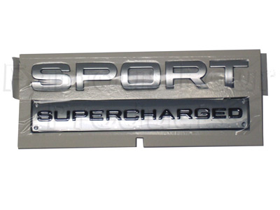 Badge - SPORT - SUPERCHARGED