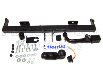 Detachable Swan-neck type tow bar kit with N type electrics