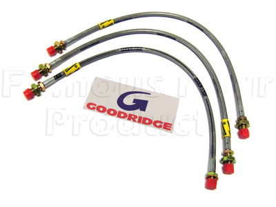 Braided Brake Hose Kit - EXTENDED