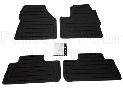 Rubber Footwell Mat Set