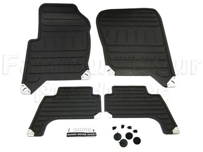 Rubber Footwell Mat Set