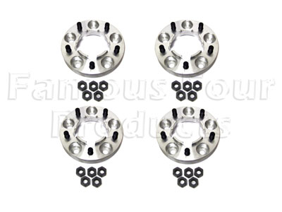 Wheel Spacers - 30mm - With Nuts