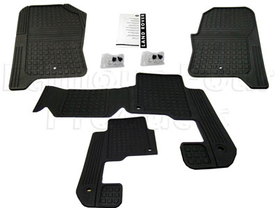Rubber Footwell Mat Set
