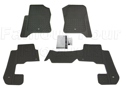 Rubber Footwell Mat Set