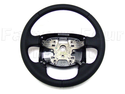 Leather Steering Wheel - Smooth Soft Black Nappa