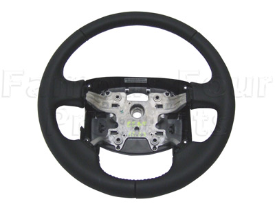 Leather Steering Wheel - Smooth Soft Black Nappa