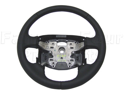 Leather Steering Wheel - Smooth Soft Black Nappa