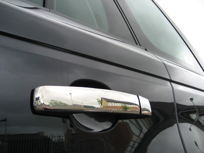 Door Handle Covers - Polished Stainless
