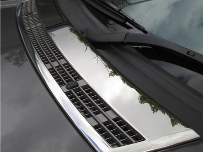 Polished Stainless Steel Bonnet Vent Cover