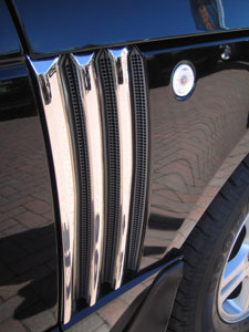Chrome Effect Triple Side Vent Covers