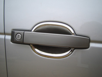 Door Handle Scuff Covers - Polished Stainless