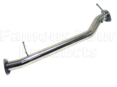Stainless Steel Link Pipe - Replaces Front Silencer