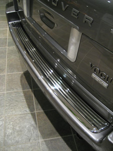 Rear Bumper Top Cover - Chrome Effect