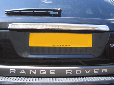 Tailgate Light Housing Cover - Chrome Effect