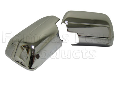 Chrome Finish Door Mirror Covers