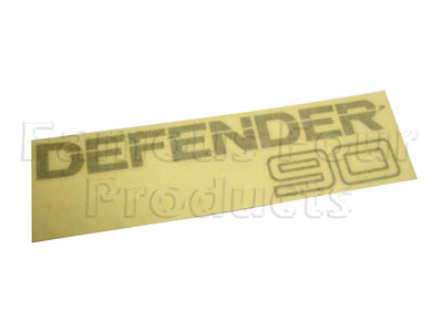 DEFENDER 90 Badge - Rear
