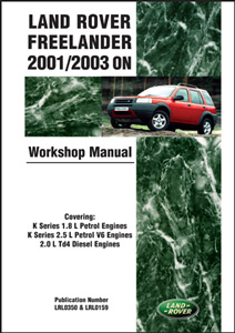 Workshop Manual Land Rover Freelander 2001-2003 on