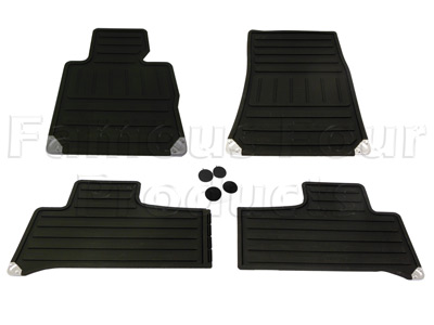 Rubber Footwell Mat Set