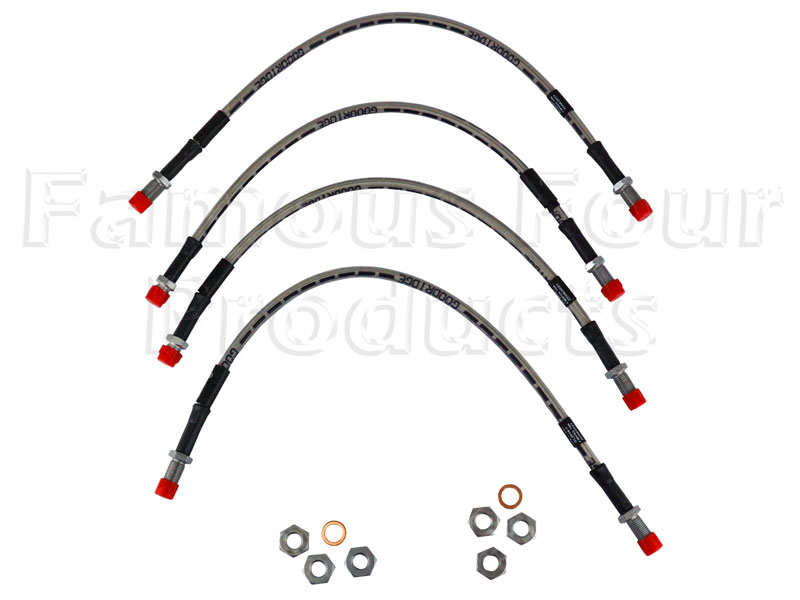 Braided Brake Hose Kit