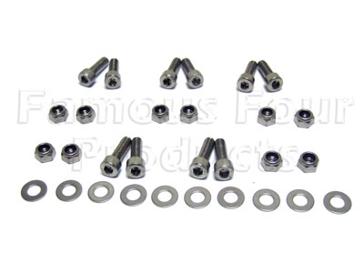 Bolt Kit - Stainless Steel - Rear Body Tub to Chassis Cross Member