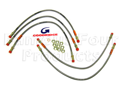 Braided Brake Flexi-Hose Kit