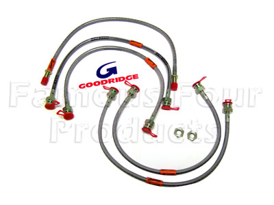 Braided Brake Flexi-Hose Kit