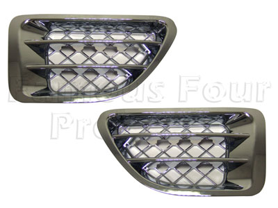 Chrome Effect Side Vents
