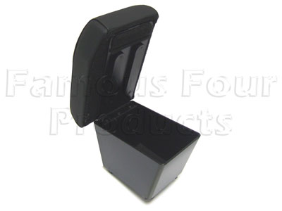 Cubby Box with Sliding Armrest