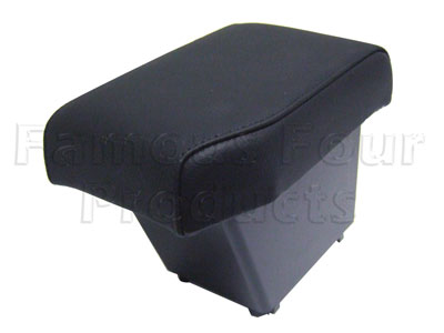 Cubby Box with Sliding Armrest