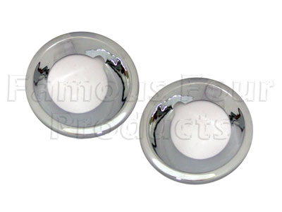 Chrome Front Fog Lamp Bezels