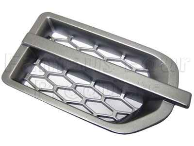 Side Vent - Silver Finish