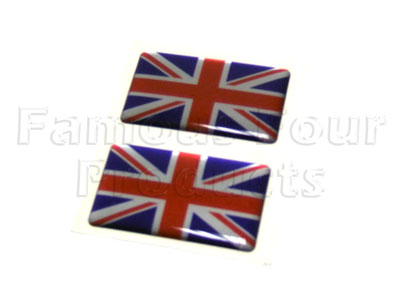 Badge UNION JACK - Rectangular