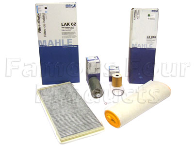 Service Filter Kit - Oil Air Fuel Pollen Filters with Drain Plug Washer