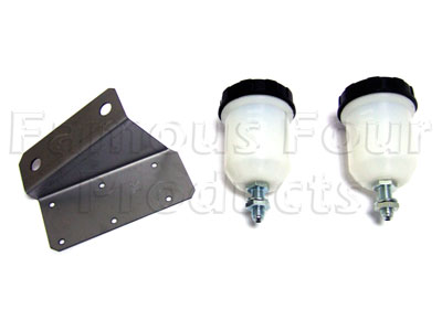 Twin Reservoir Kit for Brake/Clutch