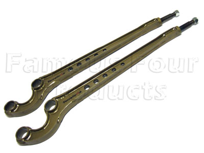 Castor Corrected Front Radius Link Arms - Axle to Chassis