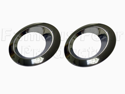 Chrome Front Fog Lamp Bezels