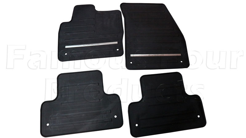 Rubber Footwell Mat Set
