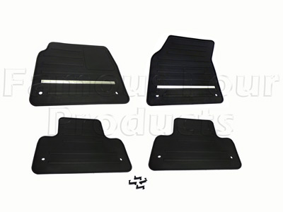 Rubber Footwell Mat Set