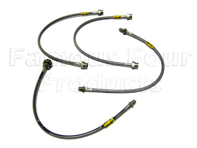 Braided Brake Hose Kit - EXTENDED
