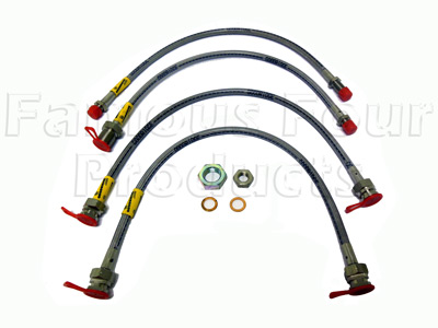 Braided Brake Hose Kit