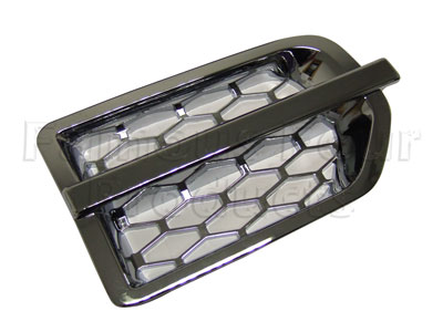 Side Vent - Chrome Effect Finish