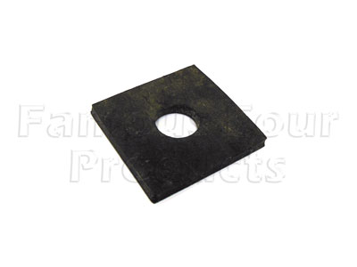 Rubber Pad - Radiator Front Panel to Chassis