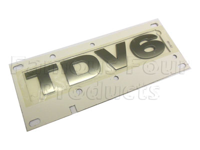 T D V 6 Tailgate Lettering