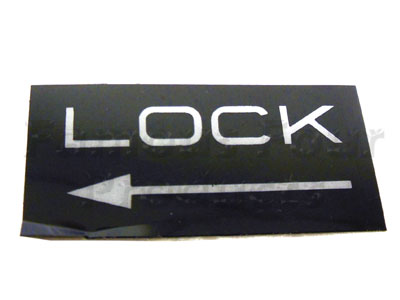LOCK decal