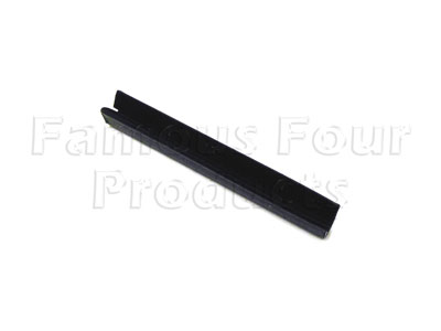 Rear Side Door Fixed Quarter Window Channel - Top Horizontal