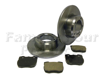 Brake Discs & Brake Pad Axle Set