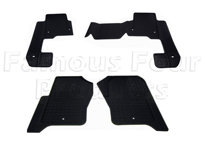Rubber Footwell Mat Set