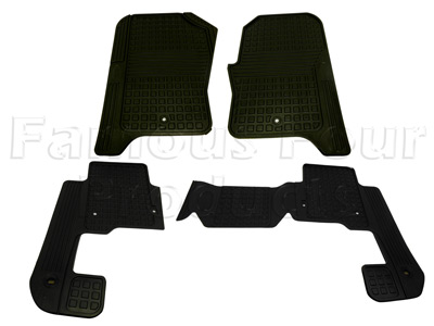 Rubber Footwell Mat Set