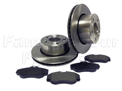 Brake Disc & Brake Pad Axle Set