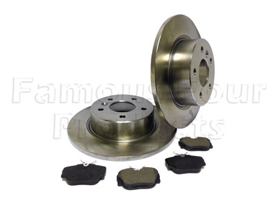 Brake Disc & Brake Pad Axle Set